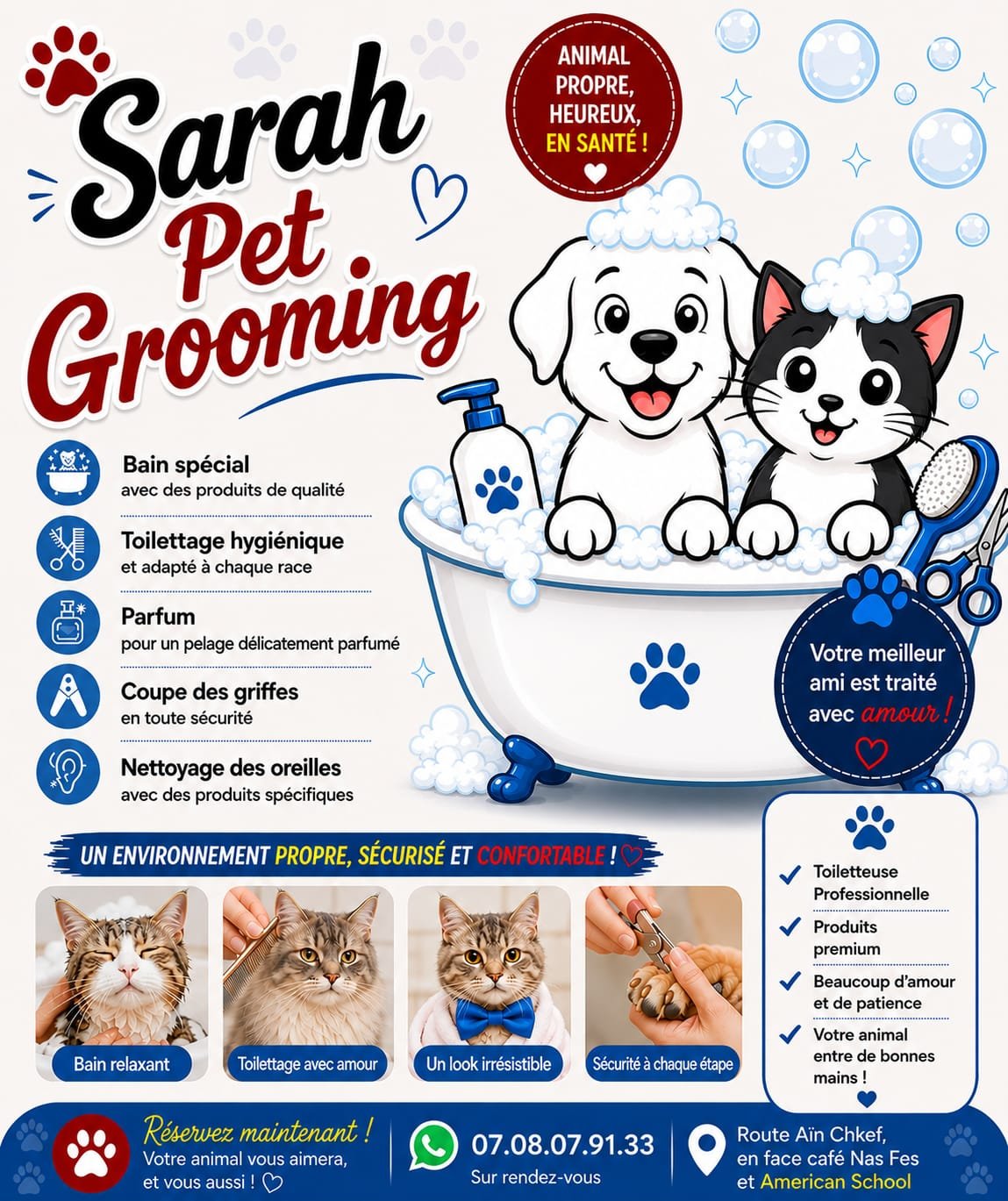 Sarah Pet Grooming - Services