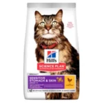 Hill's Science Plan Aliment pour Chat Adulte Sensitive Stomach & Skin au Poulet