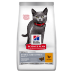 Hill's Science Plan Aliment pour Chaton Stérilisé au Poulet