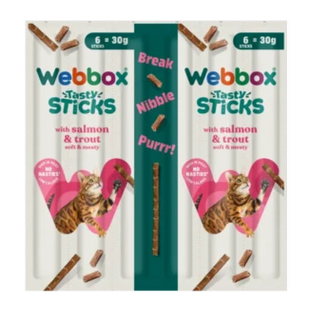 A73790 WBX Tasty Sticks Salmon Trout 6 Pack Foil DRWB008812NA STD.webp