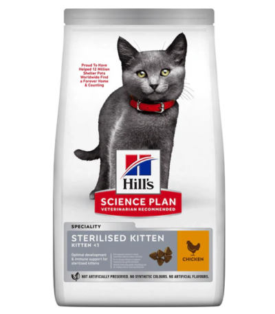 hills chaton sterilise au poulet