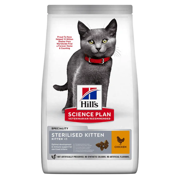hills chaton sterilise au poulet