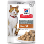 hills patee pour chat adulte sterilise 1 6 a la dinde